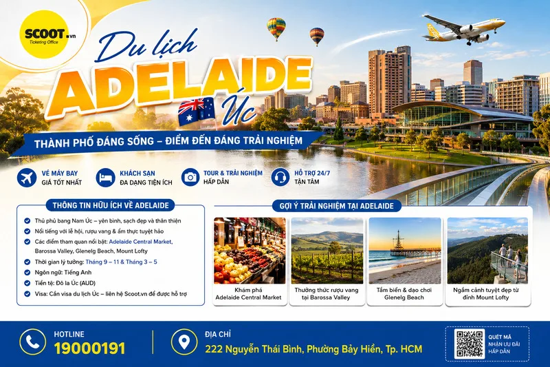 Du lịch Adelaide Úc