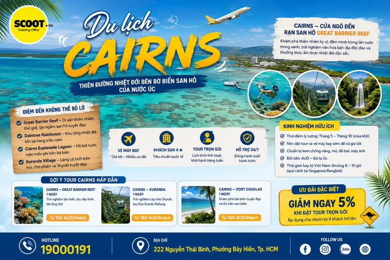 Du lịch Cairns Úc