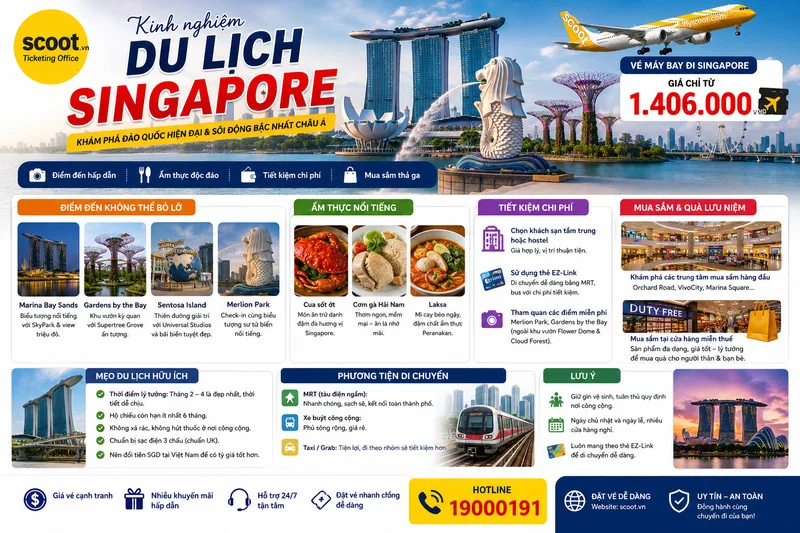 Kinh nghiệm du lịch tại Singapore