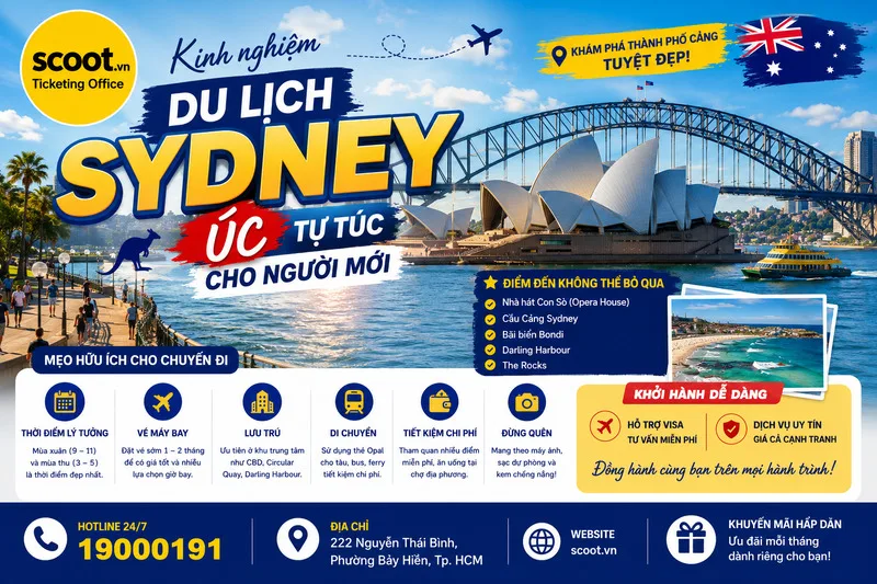 Kinh nghiệm du lịch Sydney tự túc