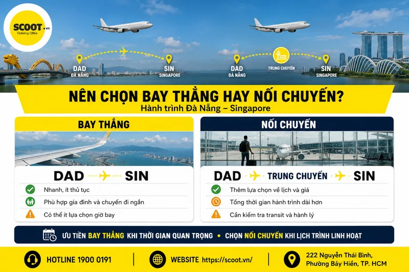 Nên chọn bay thẳng hay nối chuyến