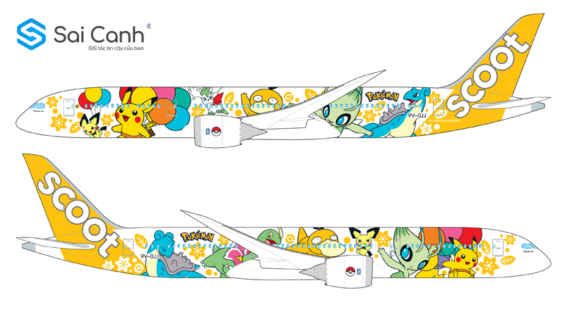 Thiết kế Pikachu Jet TR