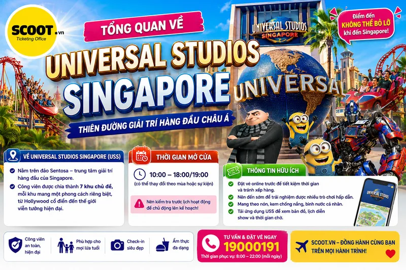 Tổng quan về Universal Studios Singapore