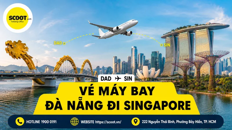 Vé máy bay Đà Nẵng đi Singapore