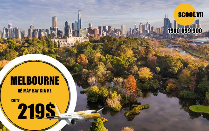 Vé máy bay đi Melbourne giá rẻ