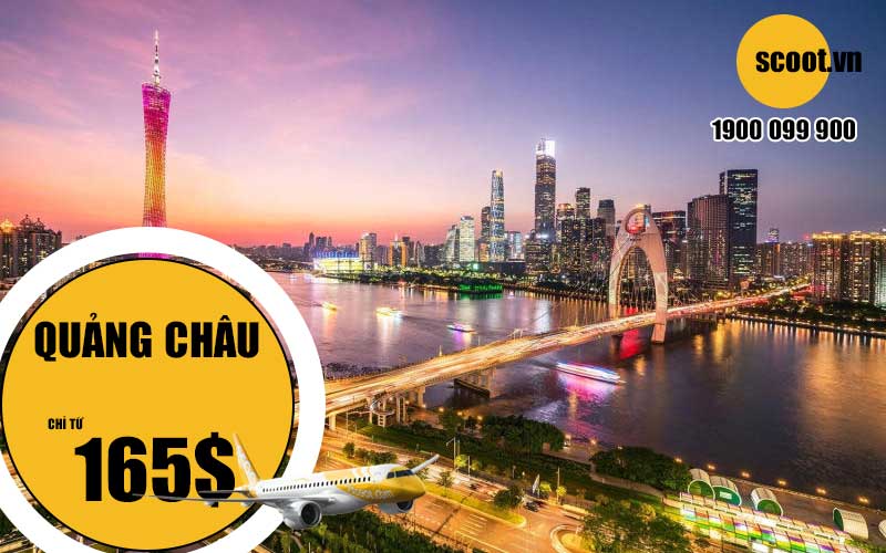 Vé máy bay đi Quảng Châu giá rẻ