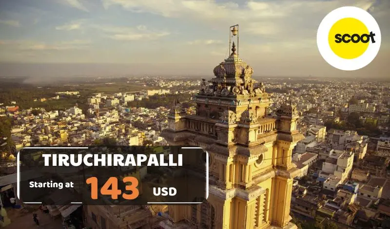 Vé máy bay đi Tiruchirapalli giá rẻ