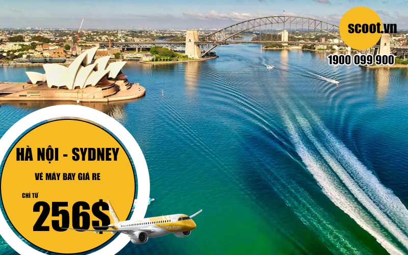 Vé máy bay Hà Nội Sydney hãng Scoot